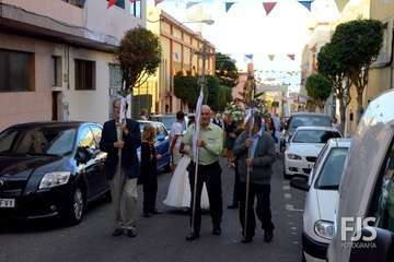 Procesión religiosa por las calles de El Ejido (Foto Francisco Javier Santana)